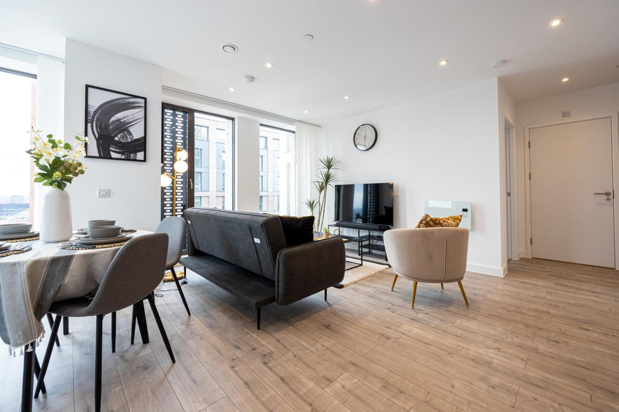 Apartament Royal Ebony By Asquare Lettings Manchester Zewnętrze zdjęcie